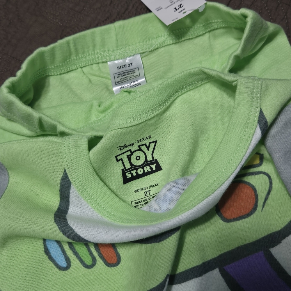 Disney Toy Story Buzz Lightyear Costume PJ Set, toddler 2T or 3T choose size - Picture 6 of 10